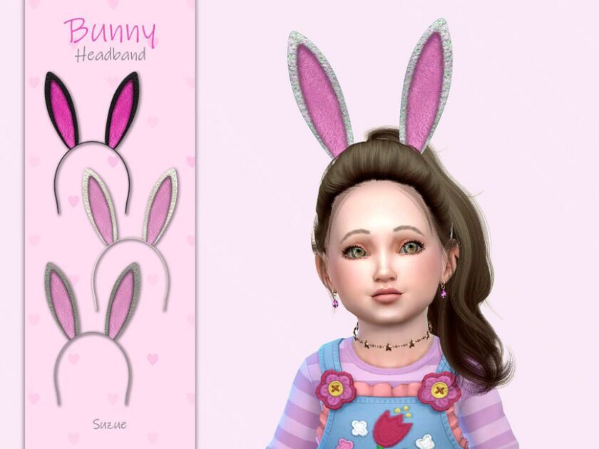 Bunny Headband Toddler By Suzue Sims 4 CC