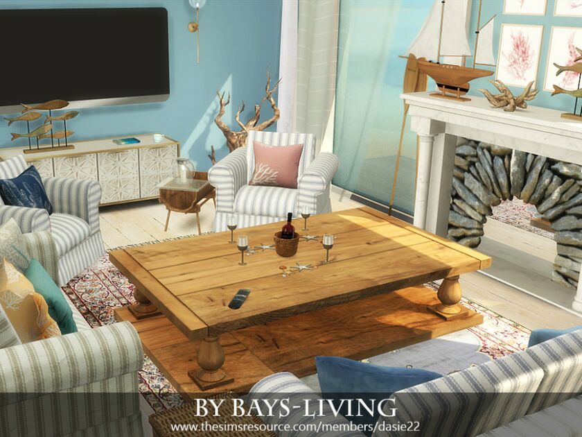 sims 4 cc by bays living by dasie2 2