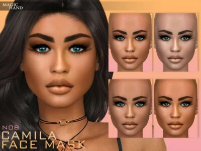 Camila Face Mask N08 By Magichand Sims 4 CC