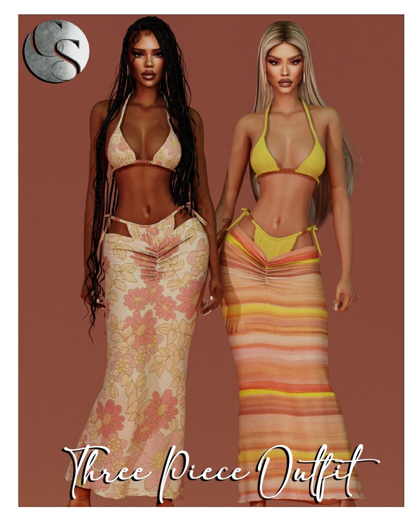 sims 4 cc camuflaje la playa collection bikini set 4