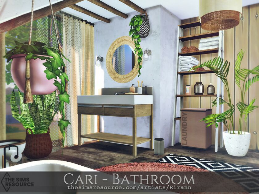 sims 4 cc cari bathroom tsr cc only by rirann 2