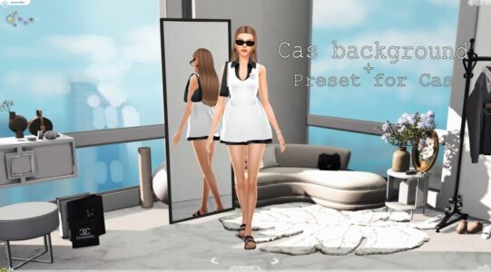 CAS Background + Preset For CAS By BulochkaHi ♡ Sims 4 CC