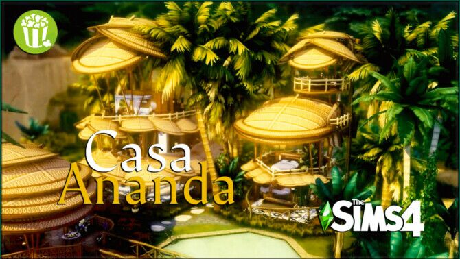 Casa Ananda | NO CC Sims 4 CC