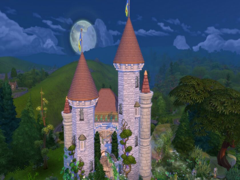 Castle (Enchanted) By Susancho93 Sims 4 CC