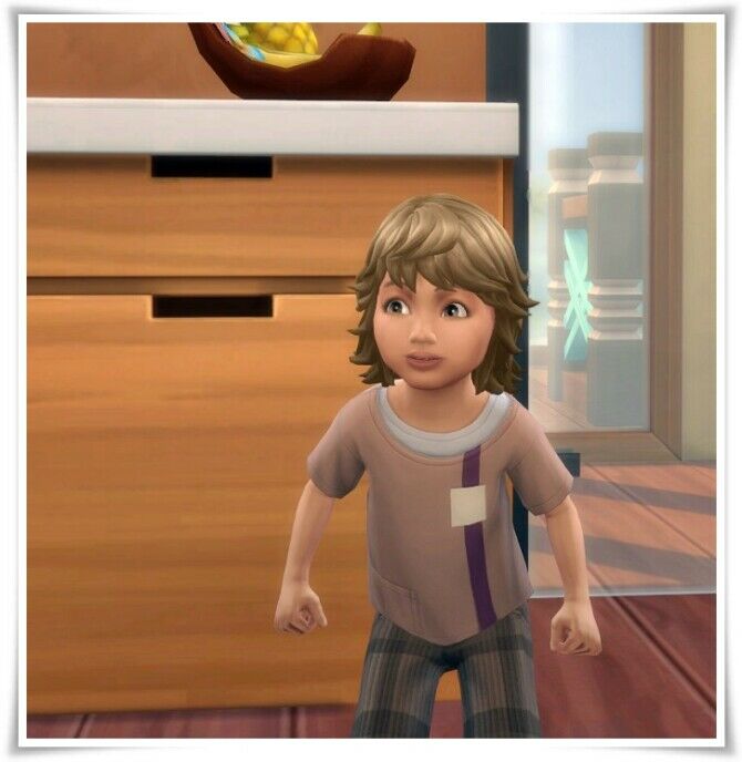 CAT Hair Toddler Sims 4 CC