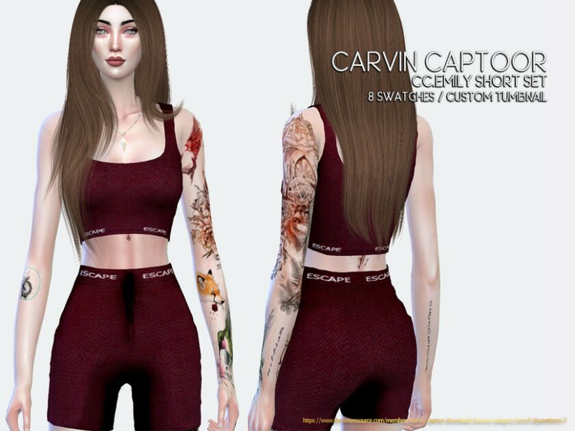 Cc.emily Short Sims 4 CC