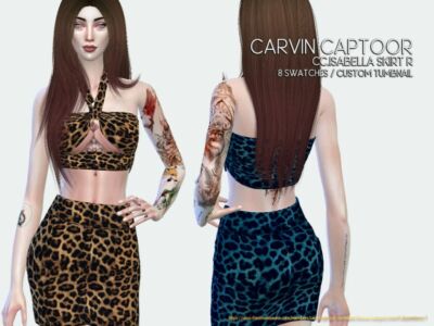 Cc.isabella Skirt R Sims 4 CC