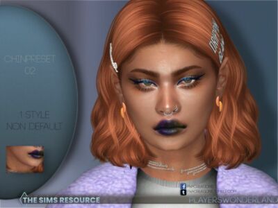 Chinpreset 02 By Playerswonderland Sims 4 CC