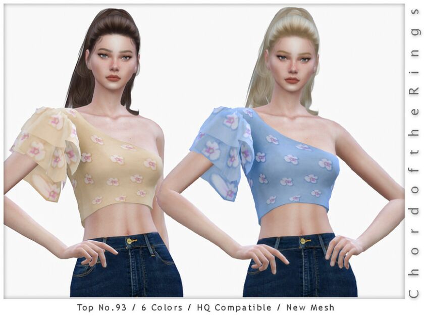 Chordoftherings TOP NO.93 By Chordoftherings Sims 4 CC