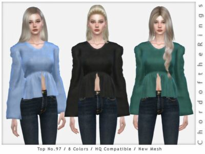 Chordoftherings TOP NO.97 By Chordoftherings Sims 4 CC