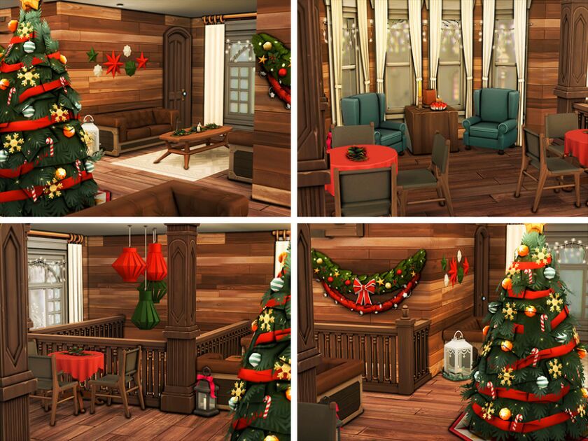 sims 4 cc christmas cafe no cc by xogerardine 4