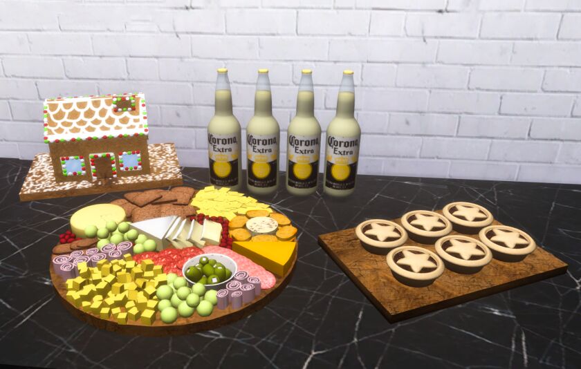 Christmas Snacks Sims 4 CC