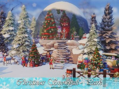 Christmas Snowball – Park / NO CC By Nolcanol Sims 4 CC