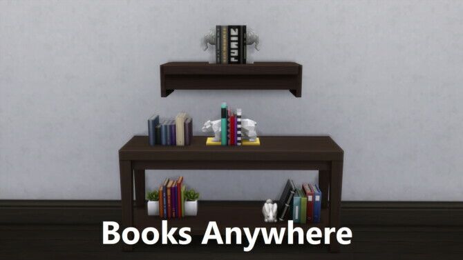 Clutter Anywhere Part TWO – Books Sims 4 CC