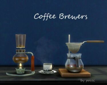 Coffee Brewers Sims 4 CC