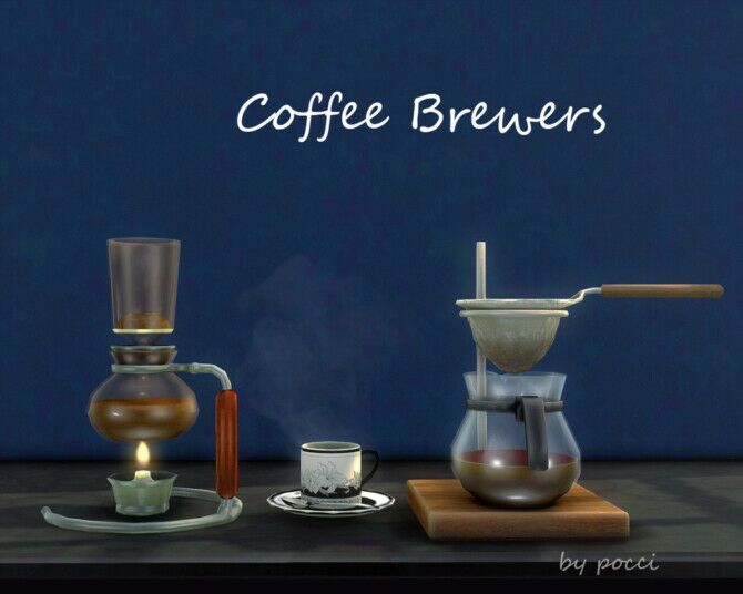 Coffee Brewers Sims 4 CC