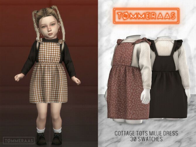 Cottage Tots Millie Dress #19 Sims 4 CC