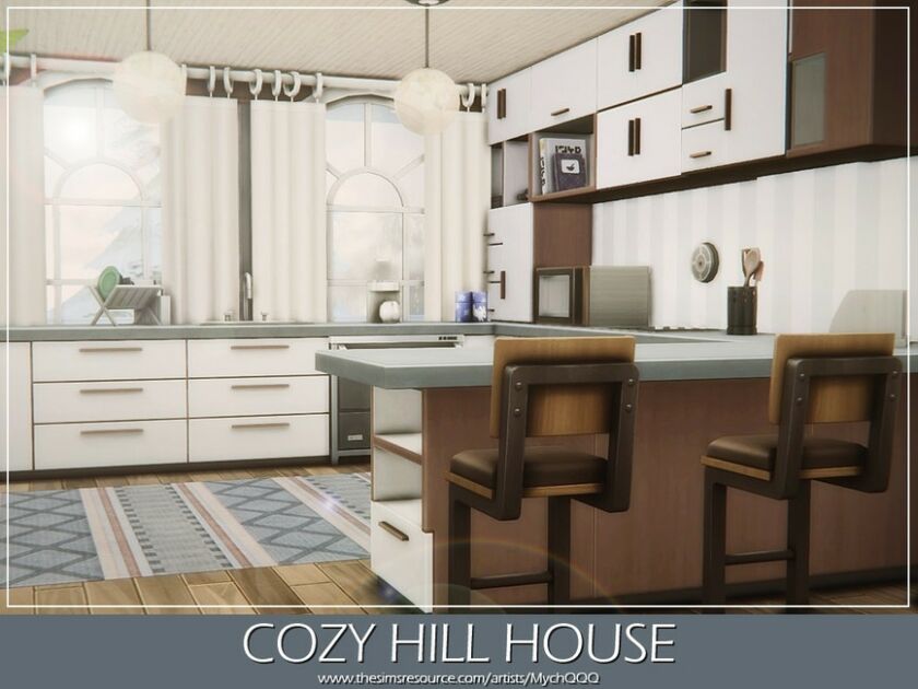 sims 4 cc cozy hill house by mychqqq 5