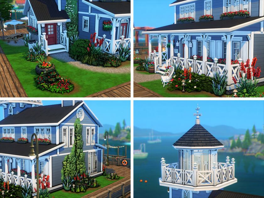 sims 4 cc crimson lighthouse by xogerardine 2