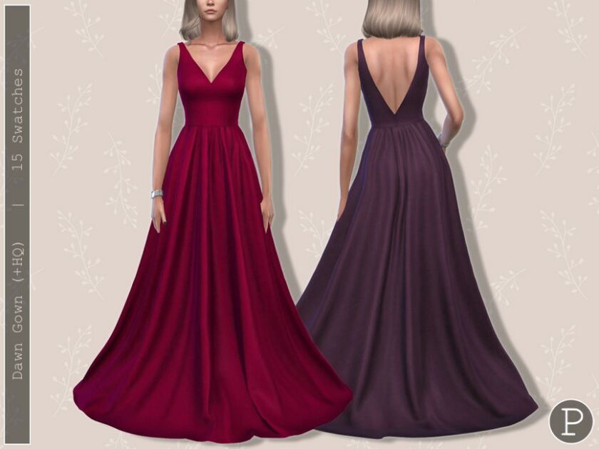 Dawn Gown Sims 4 CC