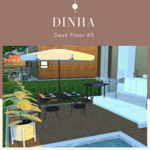 Deck Floor #3 Sims 4 CC