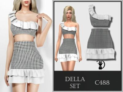 Della SET C488 By Turksimmer Sims 4 CC