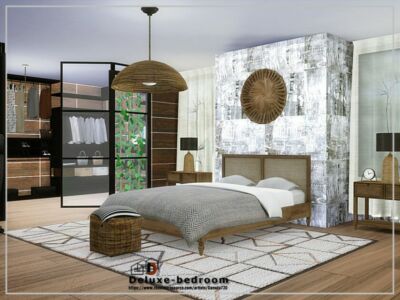 Deluxe-Bedroom Sims 4 CC