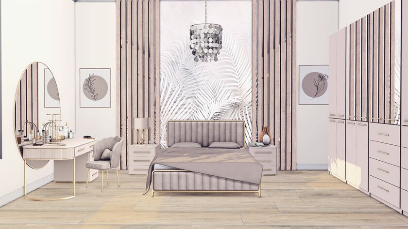 Deluxe Bedroom Furniture By Lapanemona Sims 4 CC