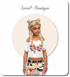 Designer SET For Child Girls TS4 Sims 4 CC