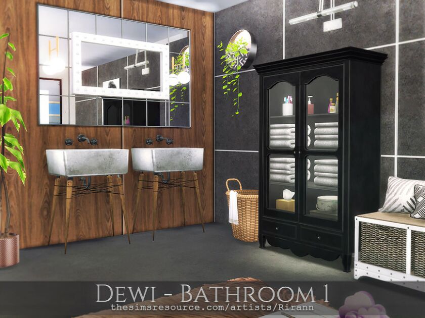 sims 4 cc dewi bathroom 1 by rirann 2