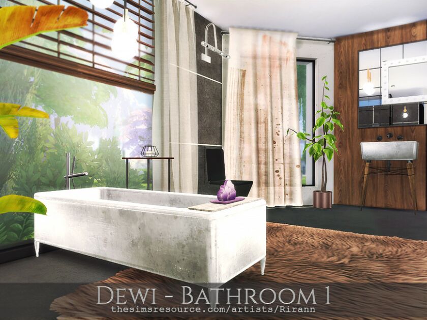 sims 4 cc dewi bathroom 1 by rirann 3