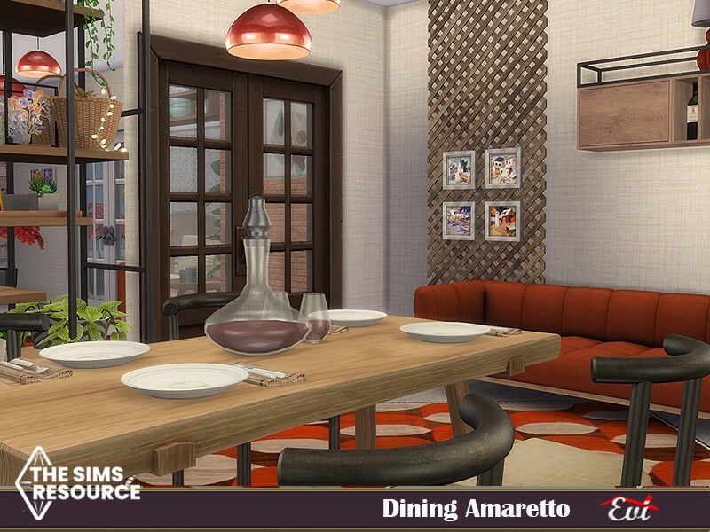 sims 4 cc dining amaretto tsr only cc by evi 2