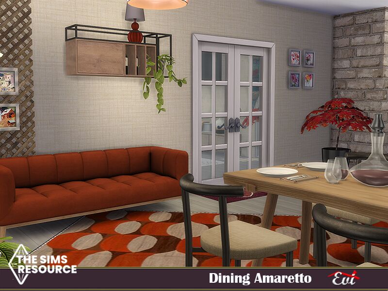 sims 4 cc dining amaretto tsr only cc by evi 3