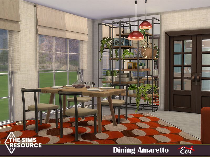 sims 4 cc dining amaretto tsr only cc by evi 4