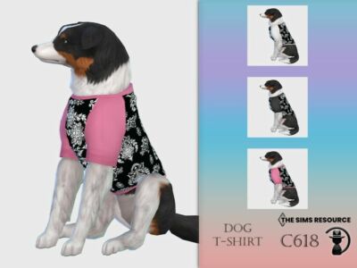 DOG T-Shirt C618 By Turksimmer Sims 4 CC