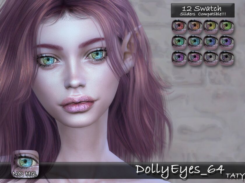 Dollyeyes_64_Cl By Tatygagg Sims 4 CC