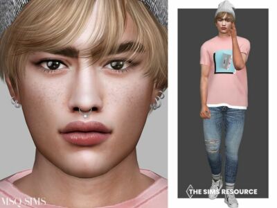 Dominic Sargent – TSR Only CC By Msqsims Sims 4 CC