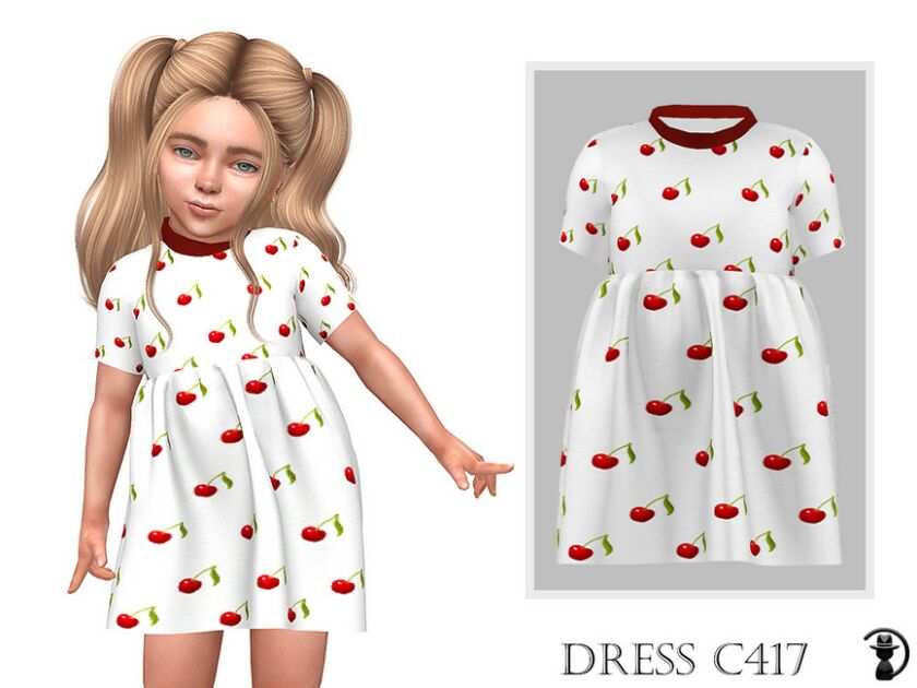 Dress C417 By Turksimmer Sims 4 CC