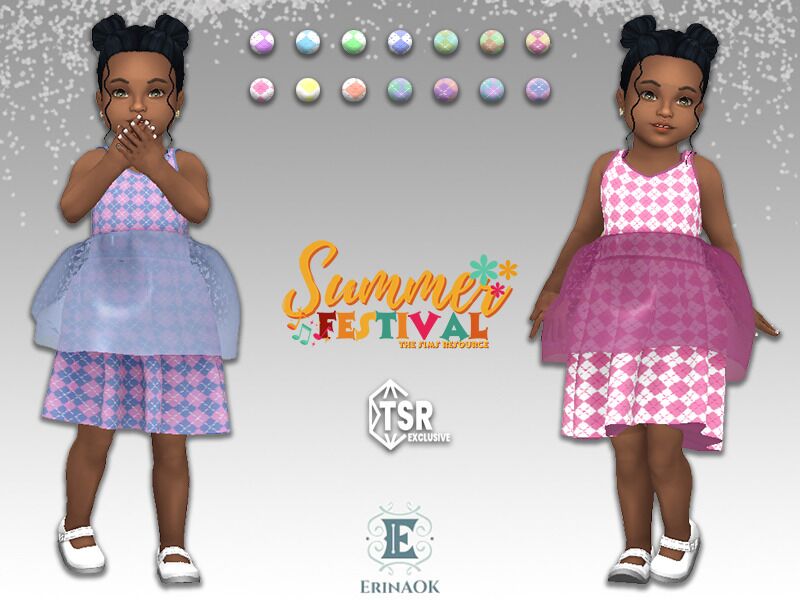 Dress ON Sims 4 CC