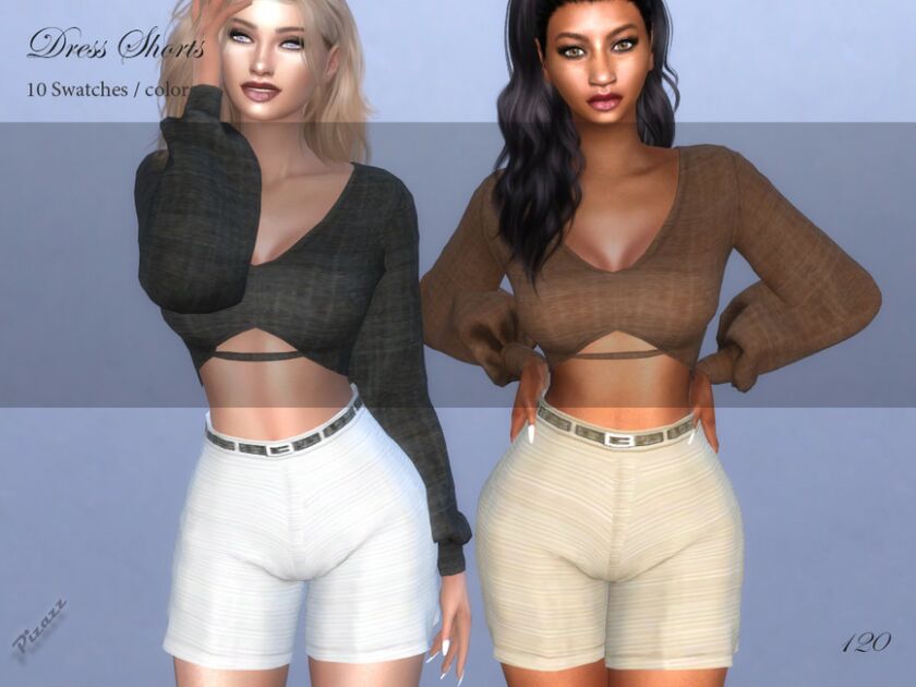 Dress Shorts By Pizazz Sims 4 CC