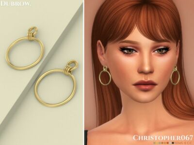 Dubrow Earrings / Christopher067 Sims 4 CC