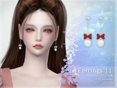 Earrings 11 By Arltos Sims 4 CC