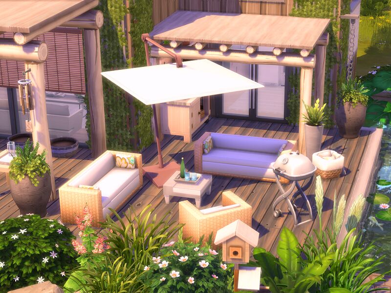 sims 4 cc eco friendly wood house no cc by flubs79 2