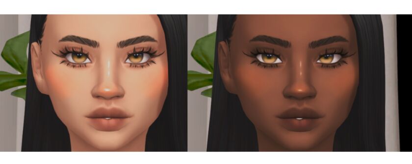 sims 4 cc edgy makeup set released 3