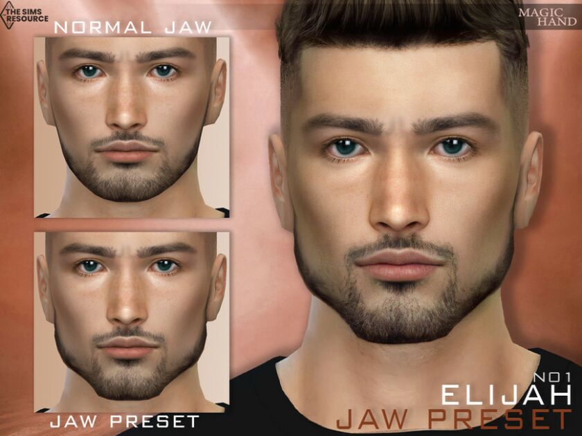 Elijah JAW Preset N01 By Magichand Sims 4 CC