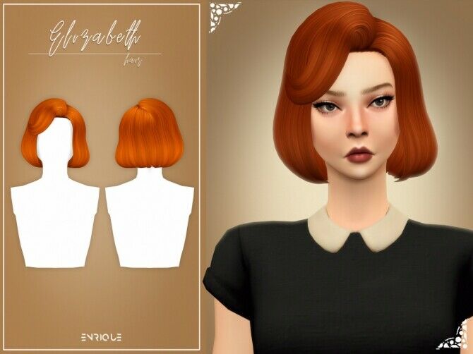 Elizabeth Hairstyle Sims 4 CC