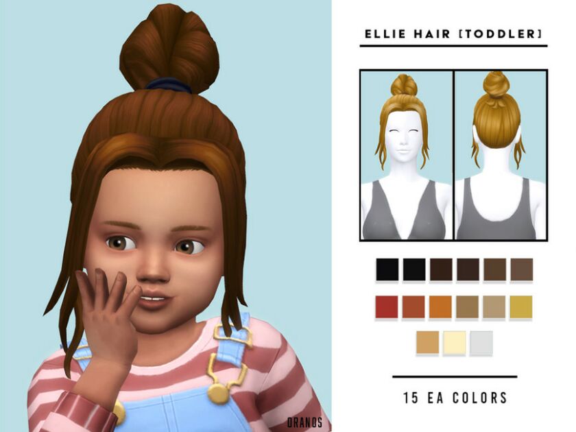 Ellie Hair [Toddler] Sims 4 CC