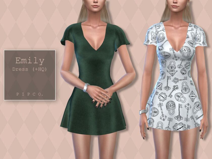 Emily Dress Sims 4 CC