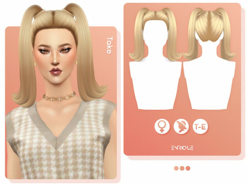 Take Hairstyle By Enriques4 Sims 4 CC