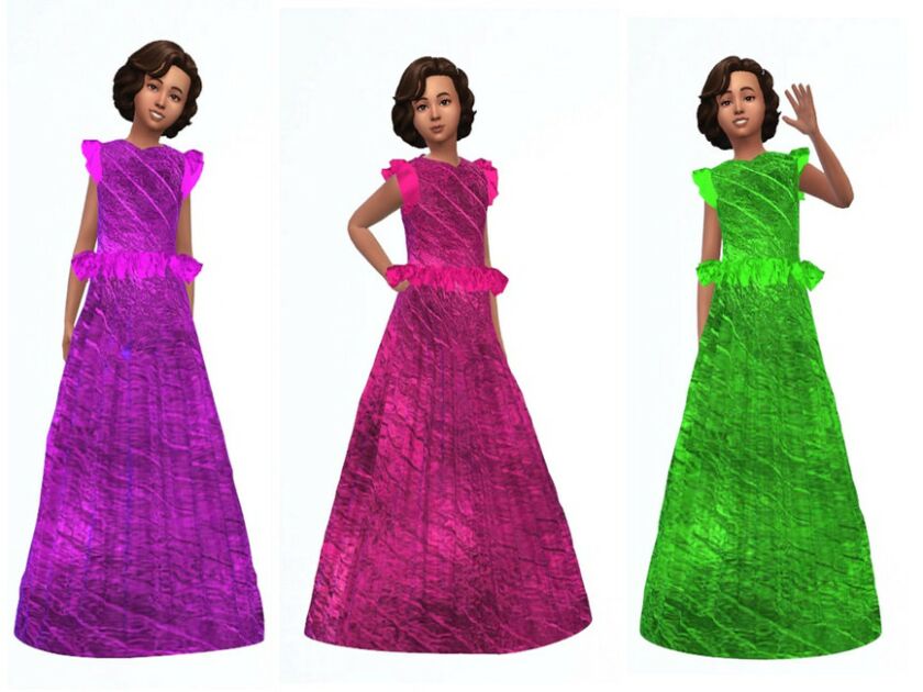 sims 4 cc erinaok girls dress 0622 by erinaok 2